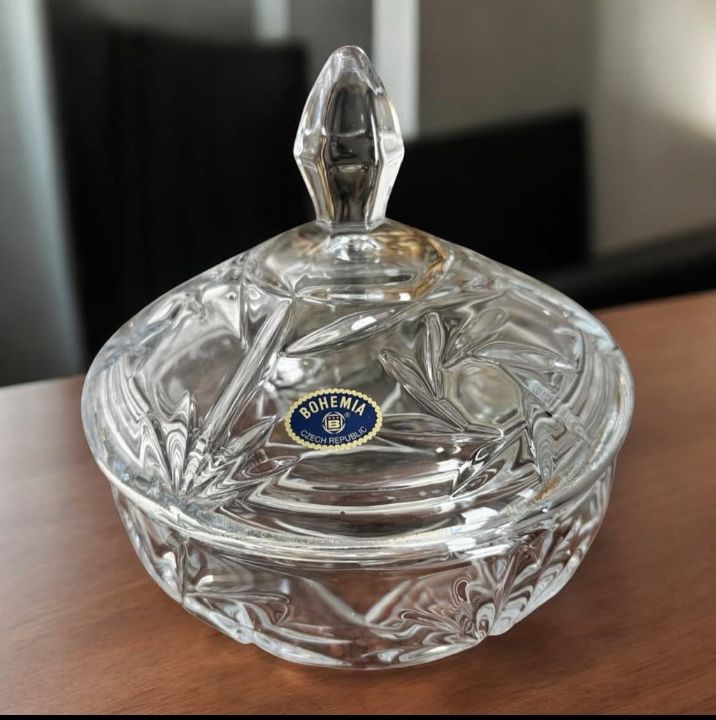Bohemian Crystal Bonbonnière