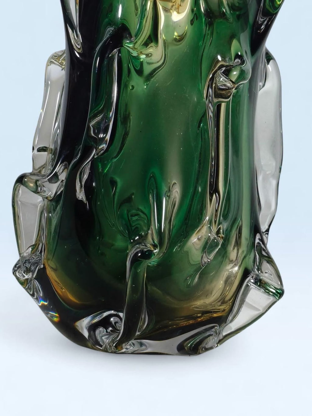 Heavy Italian Murano Glass Vase