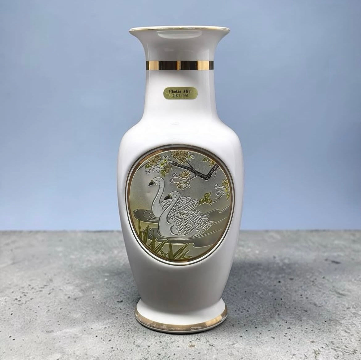 Japanese Porcelain Vase – Chokin Art
