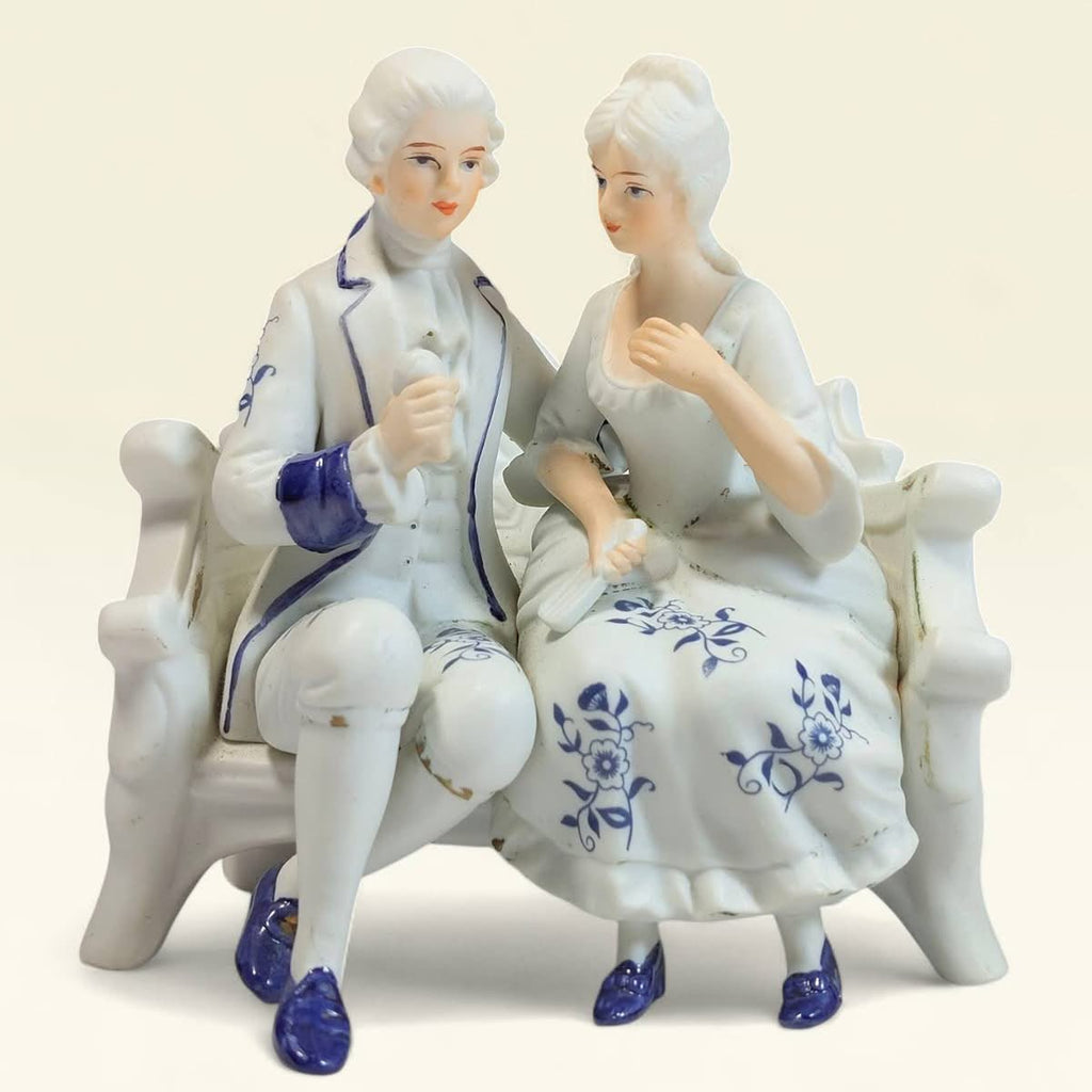 Bleu Blanc Biscuit Figurine – Fine Detailed Craftsmanship