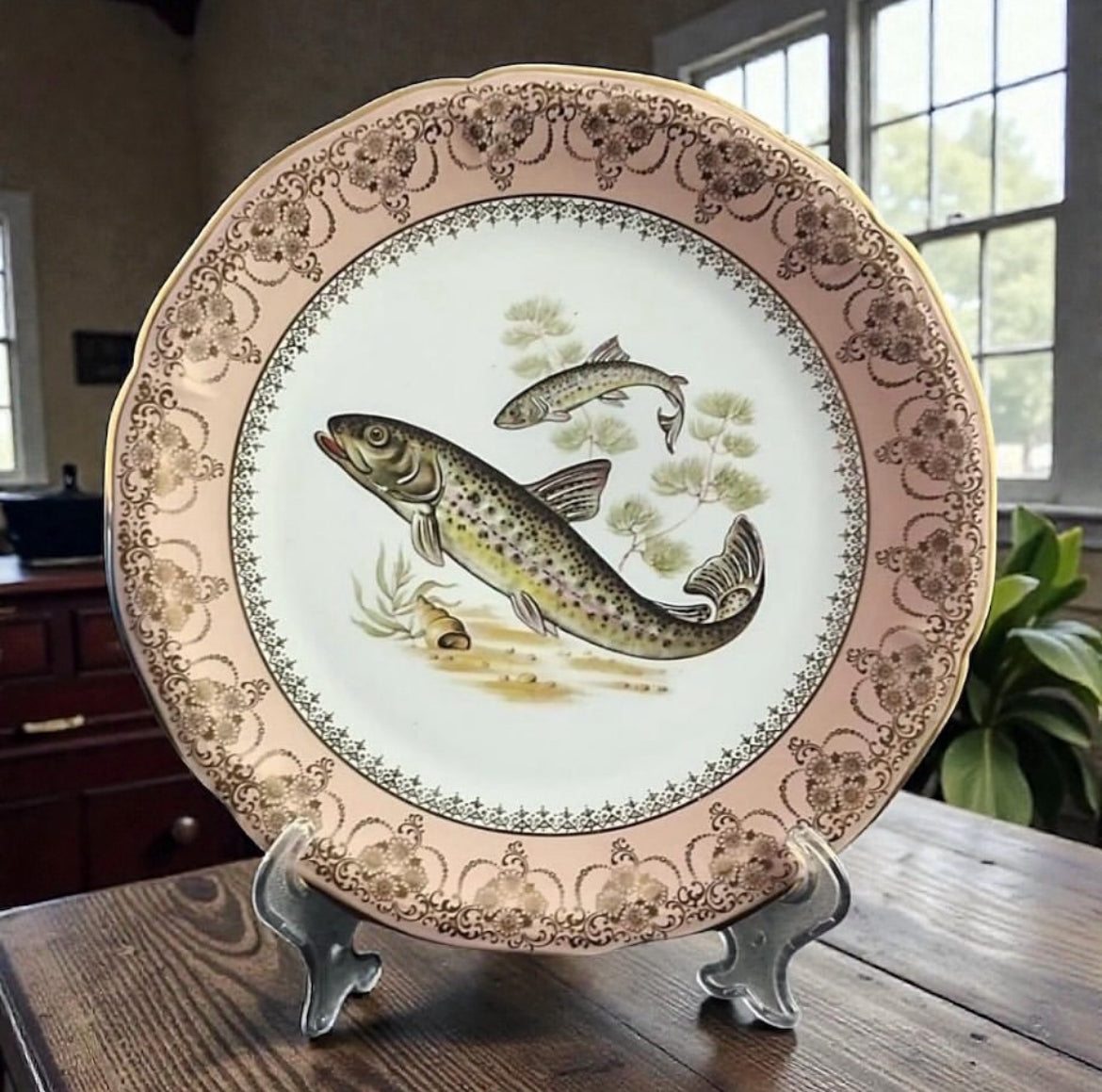 French Limoges Porcelain Plate