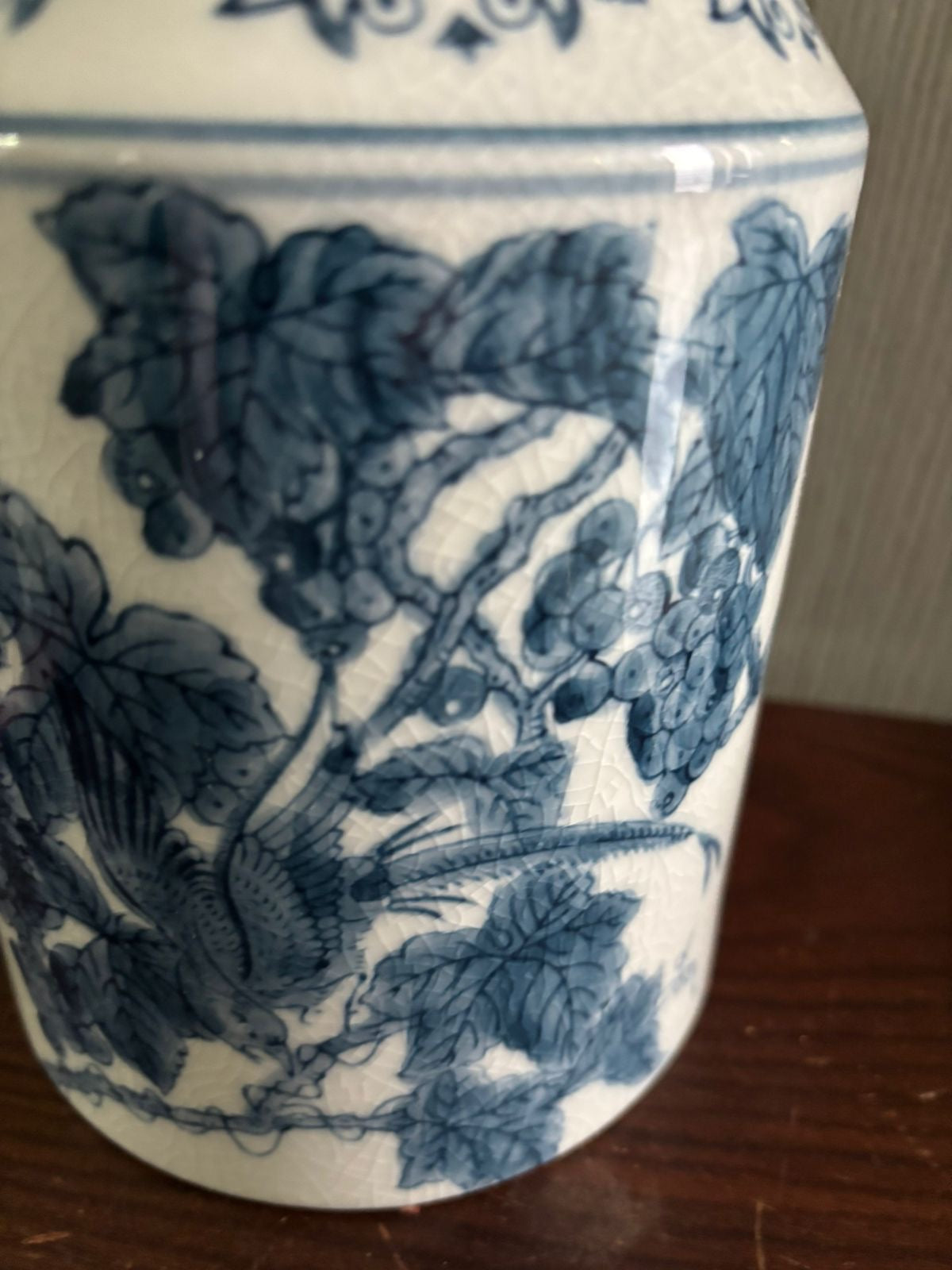 Bleu Blanc Porcelain Ginger Jar
