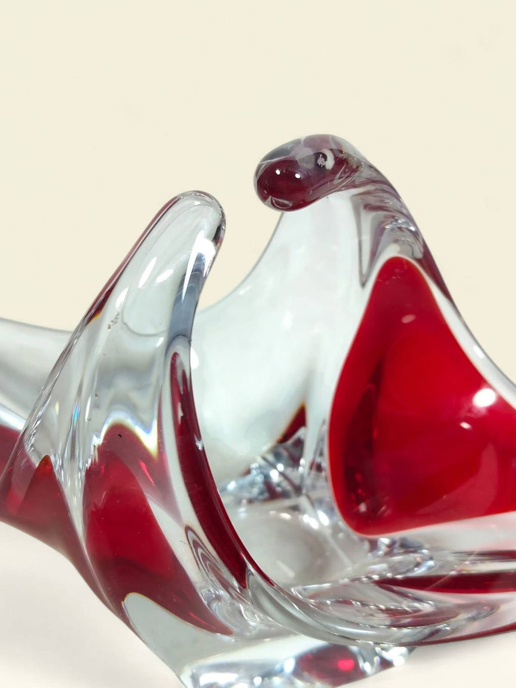 Large Italian Murano Flûteira – Multicolored Art Glass