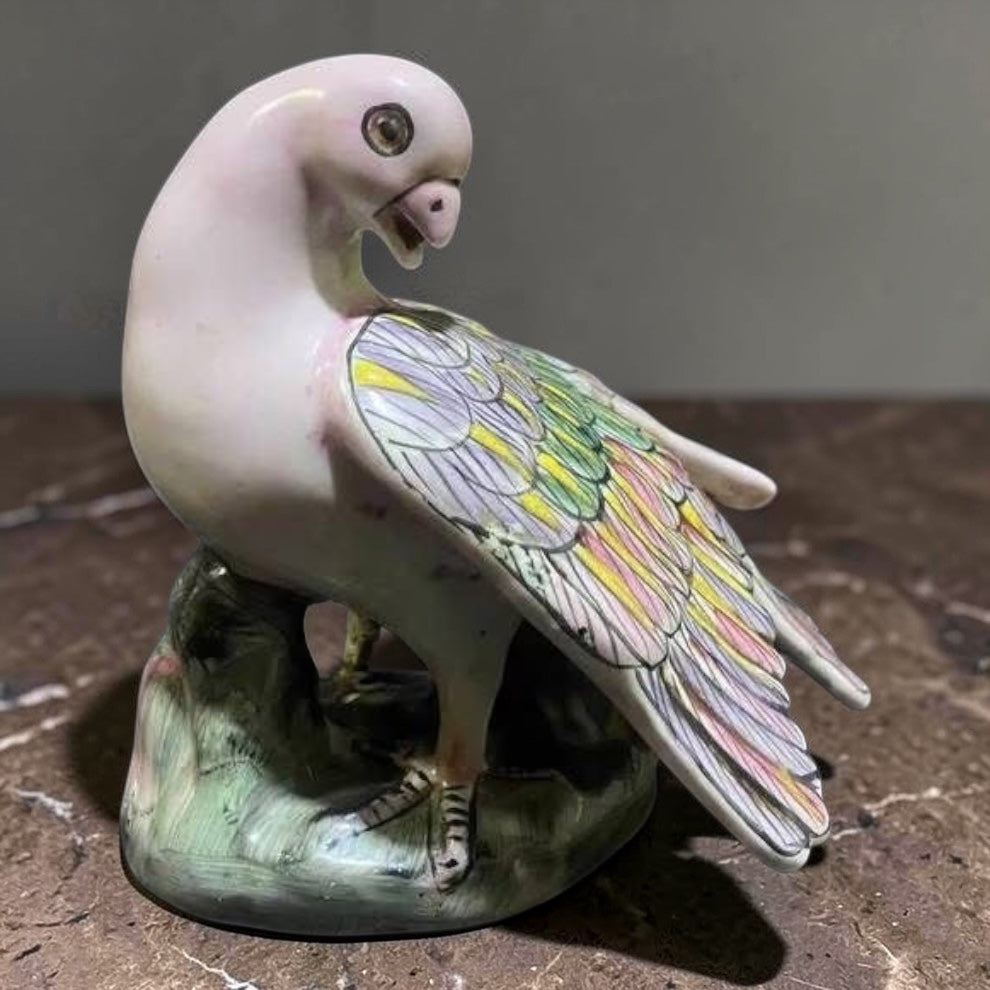 Bird Chinoiserie Figurines – Hand-Painted & Hand-Formed