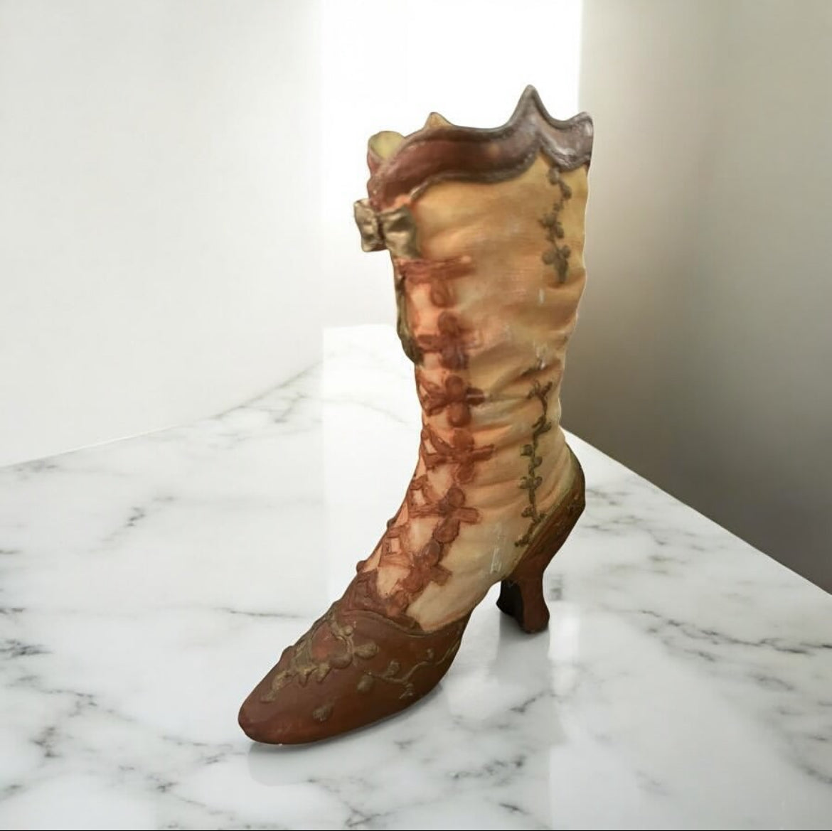 Large Victorian Resin Shoe Model