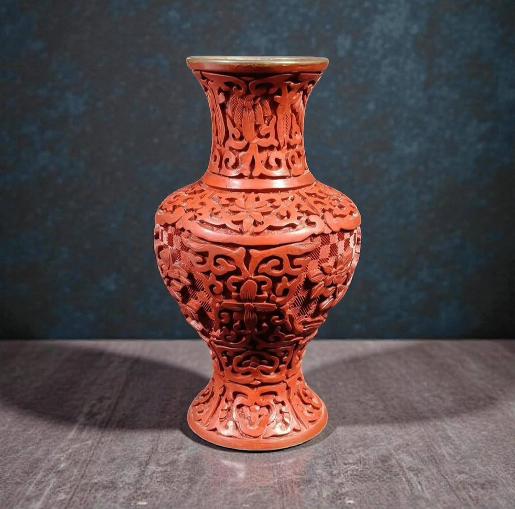 Chinoiserie Lacquer Vases