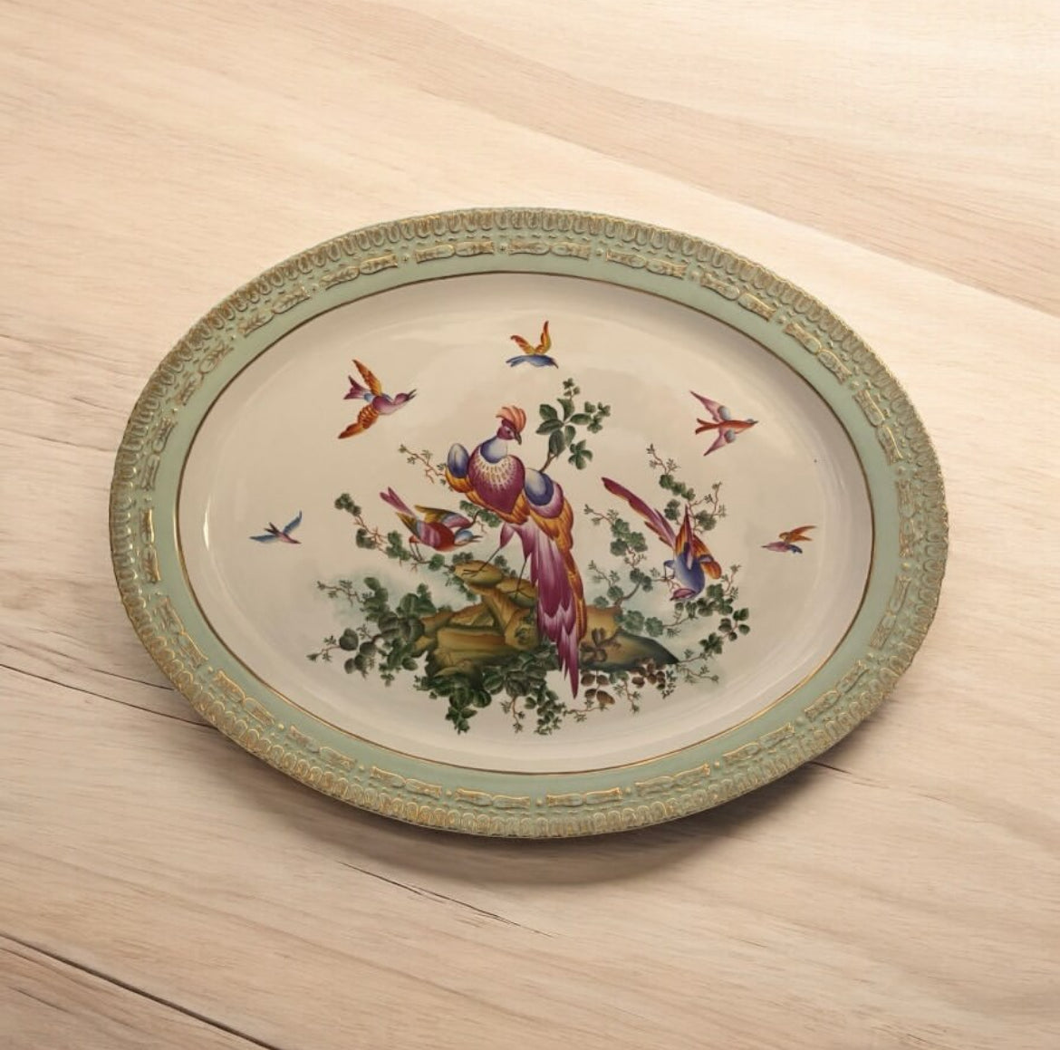 Hand Painted Porcelain Platter