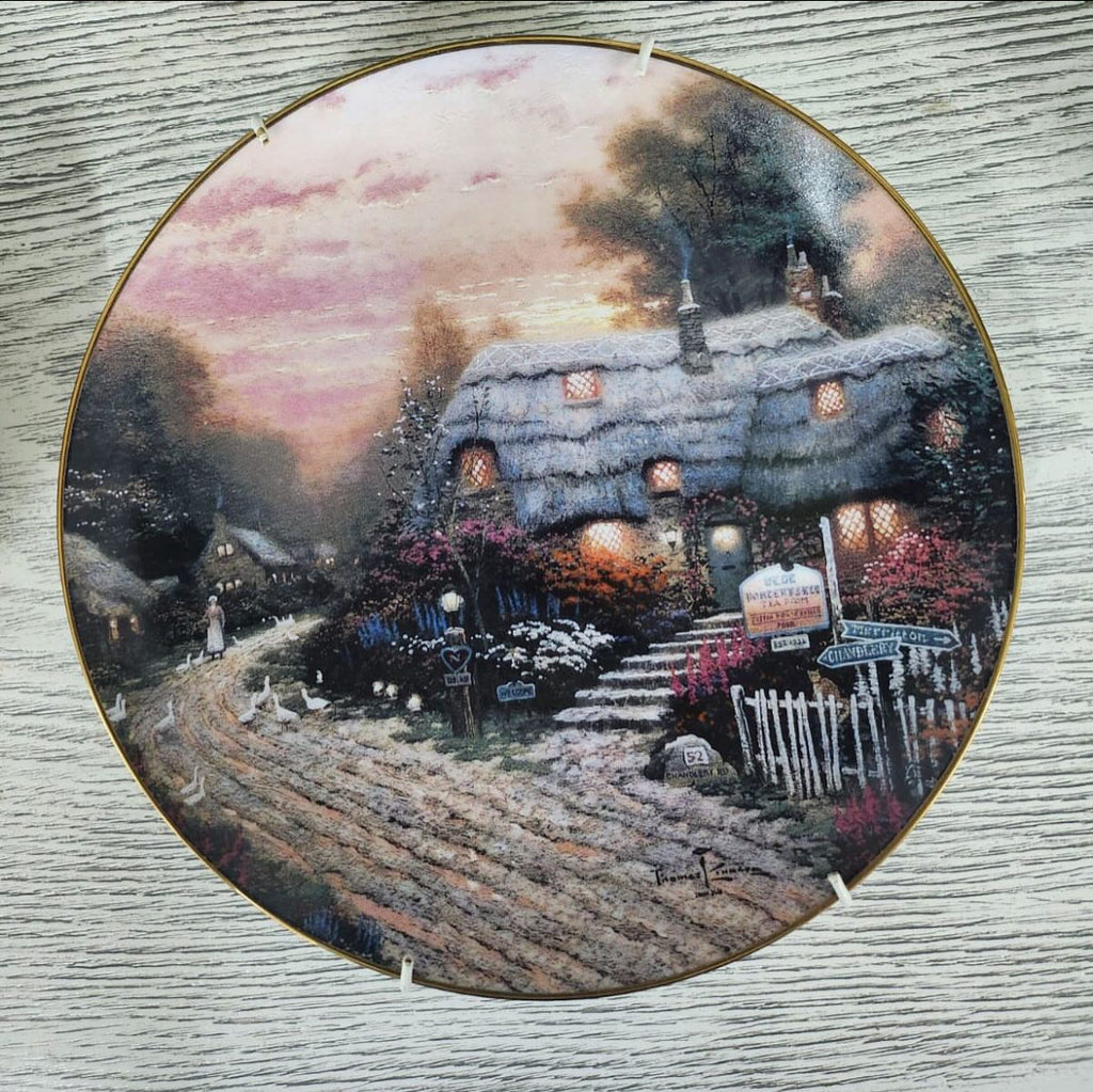 English Porcelain Plate