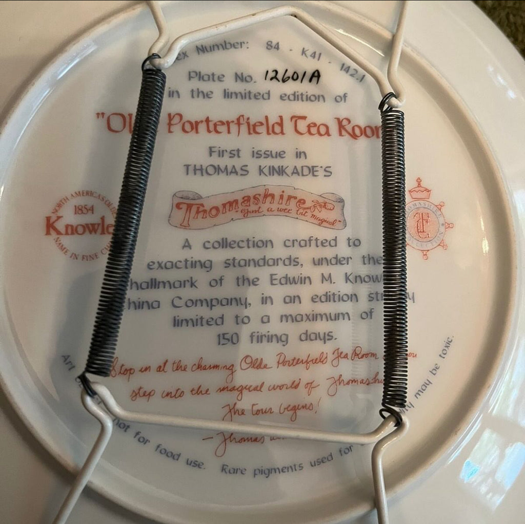 English Porcelain Plate