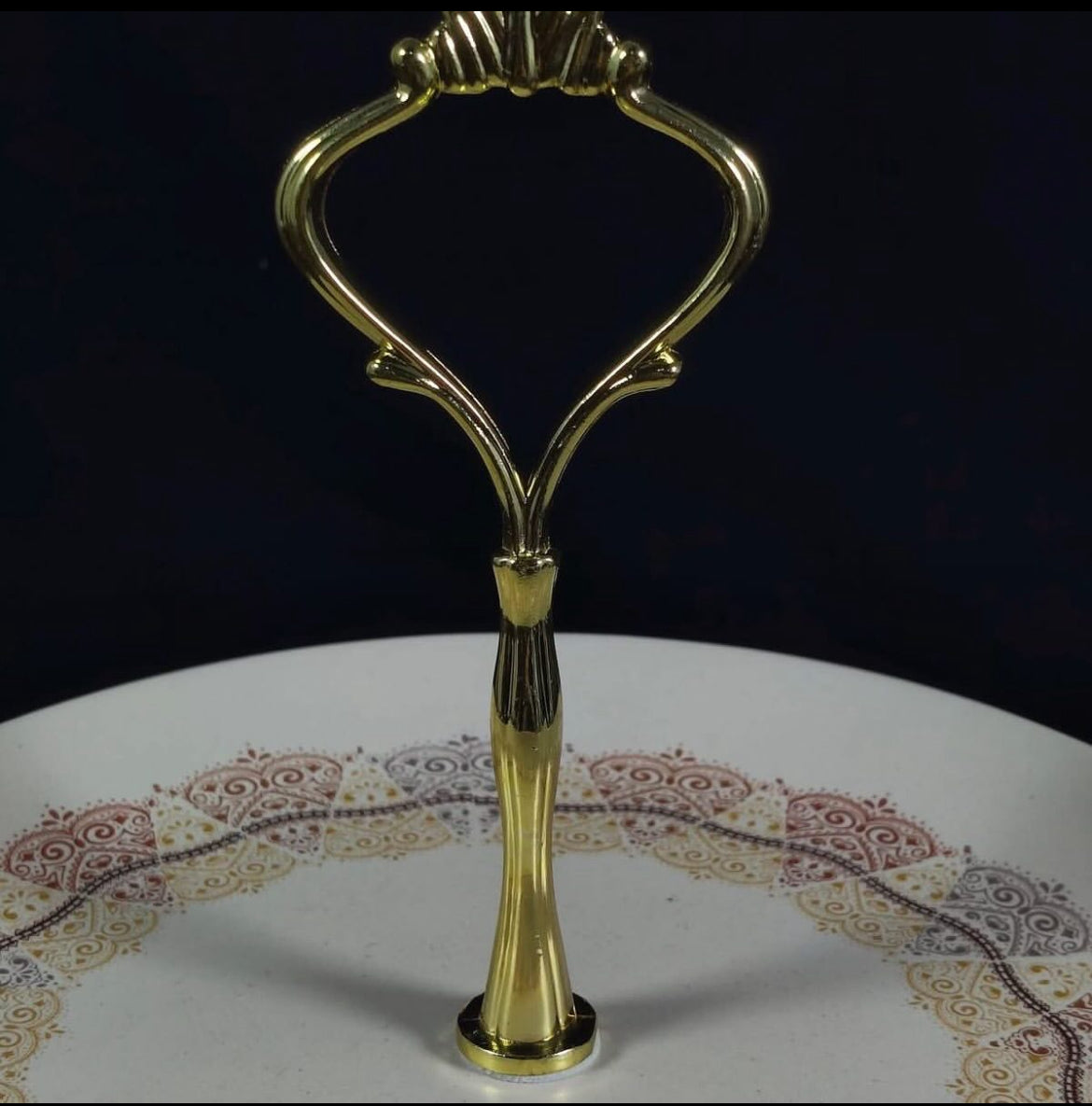 Two-Tier Porcelain Cookie Flotera