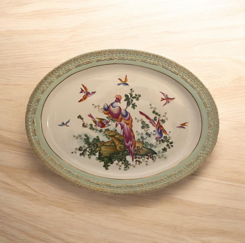 Hand Painted Porcelain Platter
