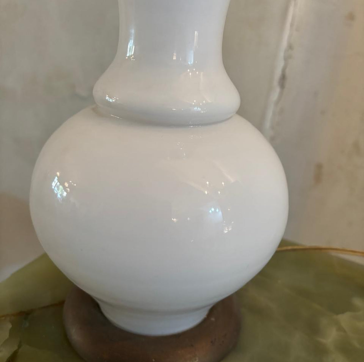 Opaline Glass Table Lamp