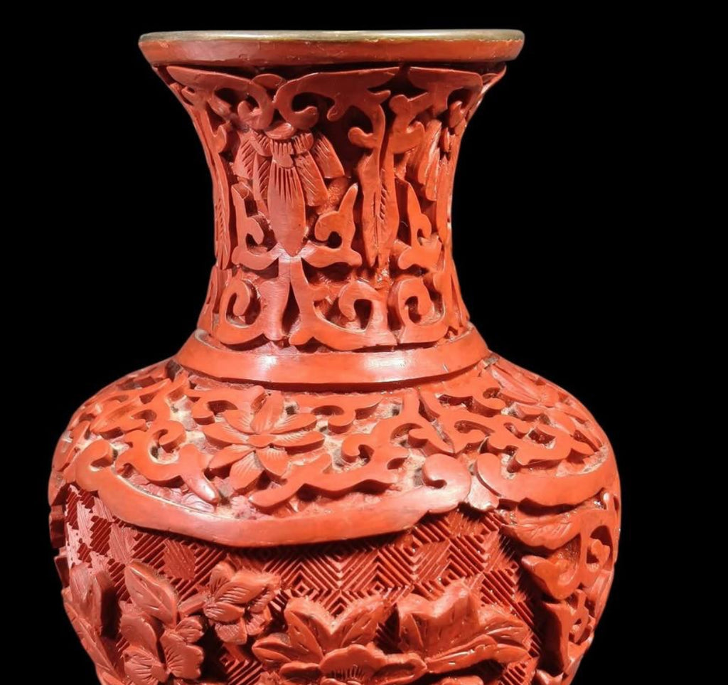 Chinoiserie Lacquer Vases