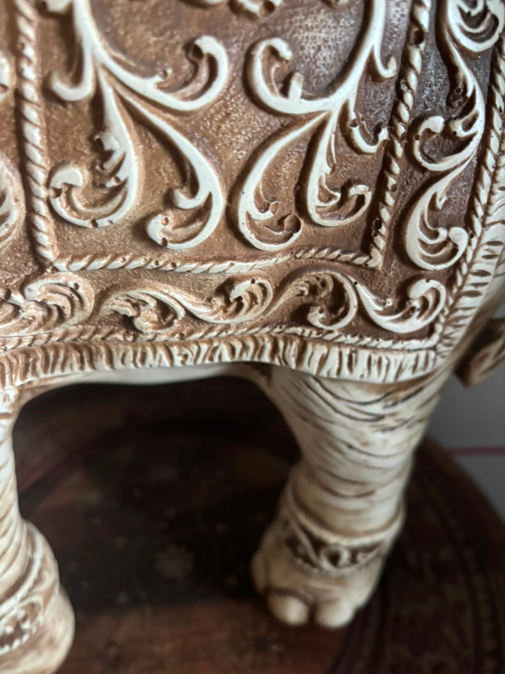 Large Imported Resin Elephant Figurine
