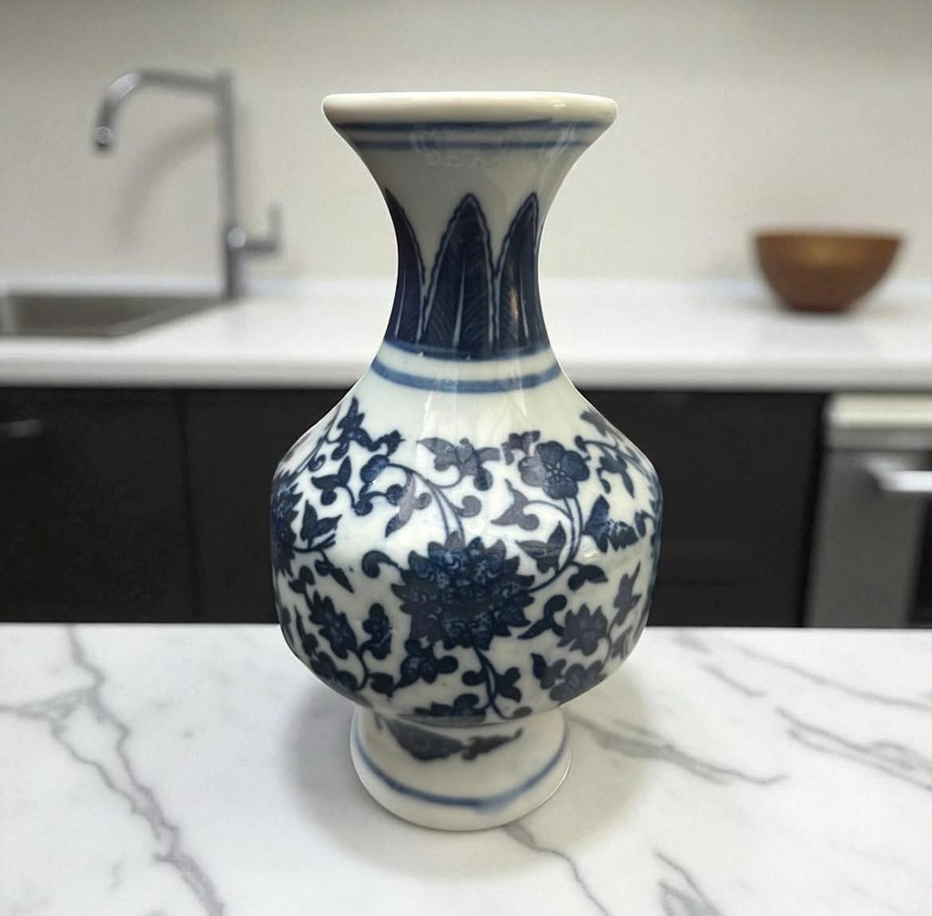 Bleu Blanc Porcelain Vases