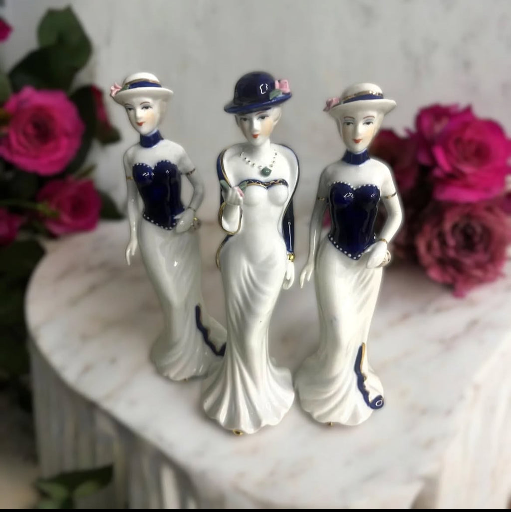 Bleu Blanc The Lady Club: Porcelain Statues
