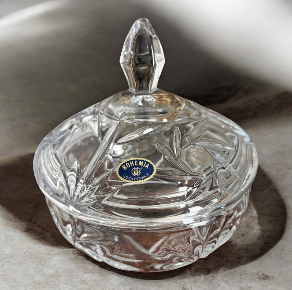 Bohemian Crystal Bonbonnière