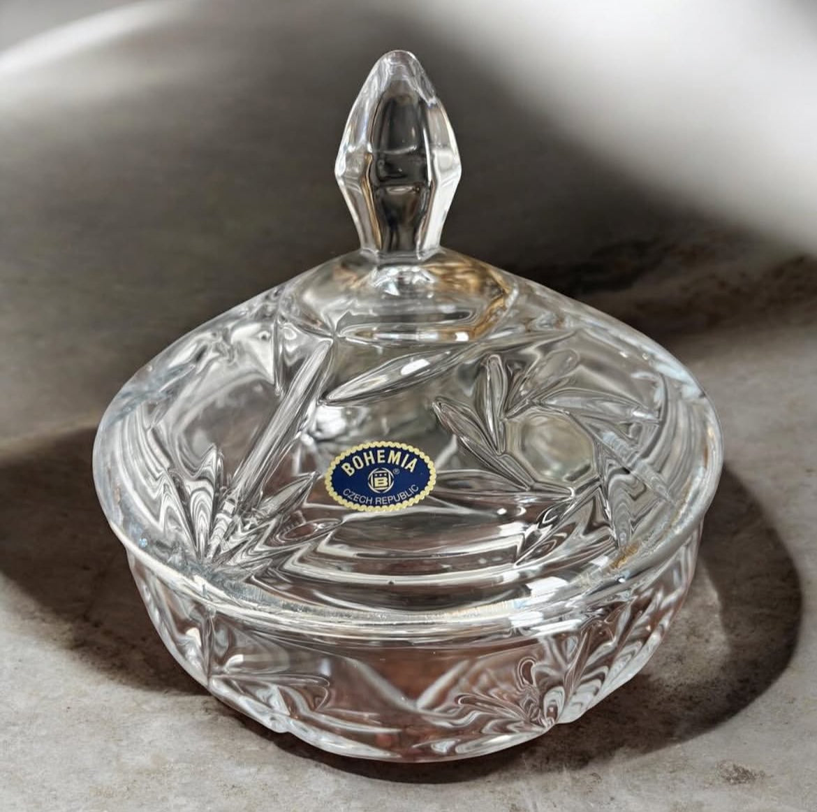 Bohemian Crystal Bonbonnière