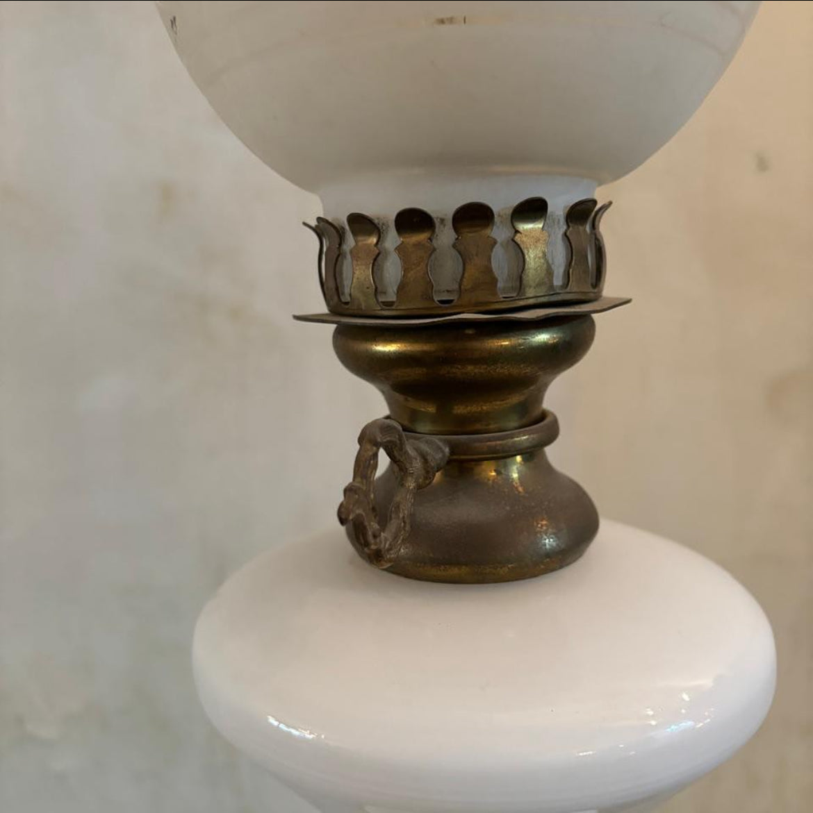Opaline Glass Table Lamp