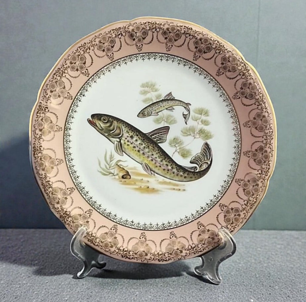 French Limoges Porcelain Plate