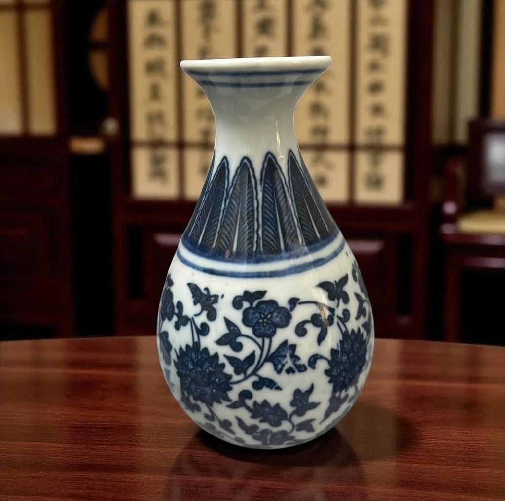 Bleu Blanc Porcelain Vases