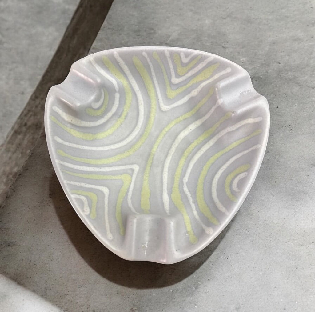 German Stamped & Numbered Ashtray