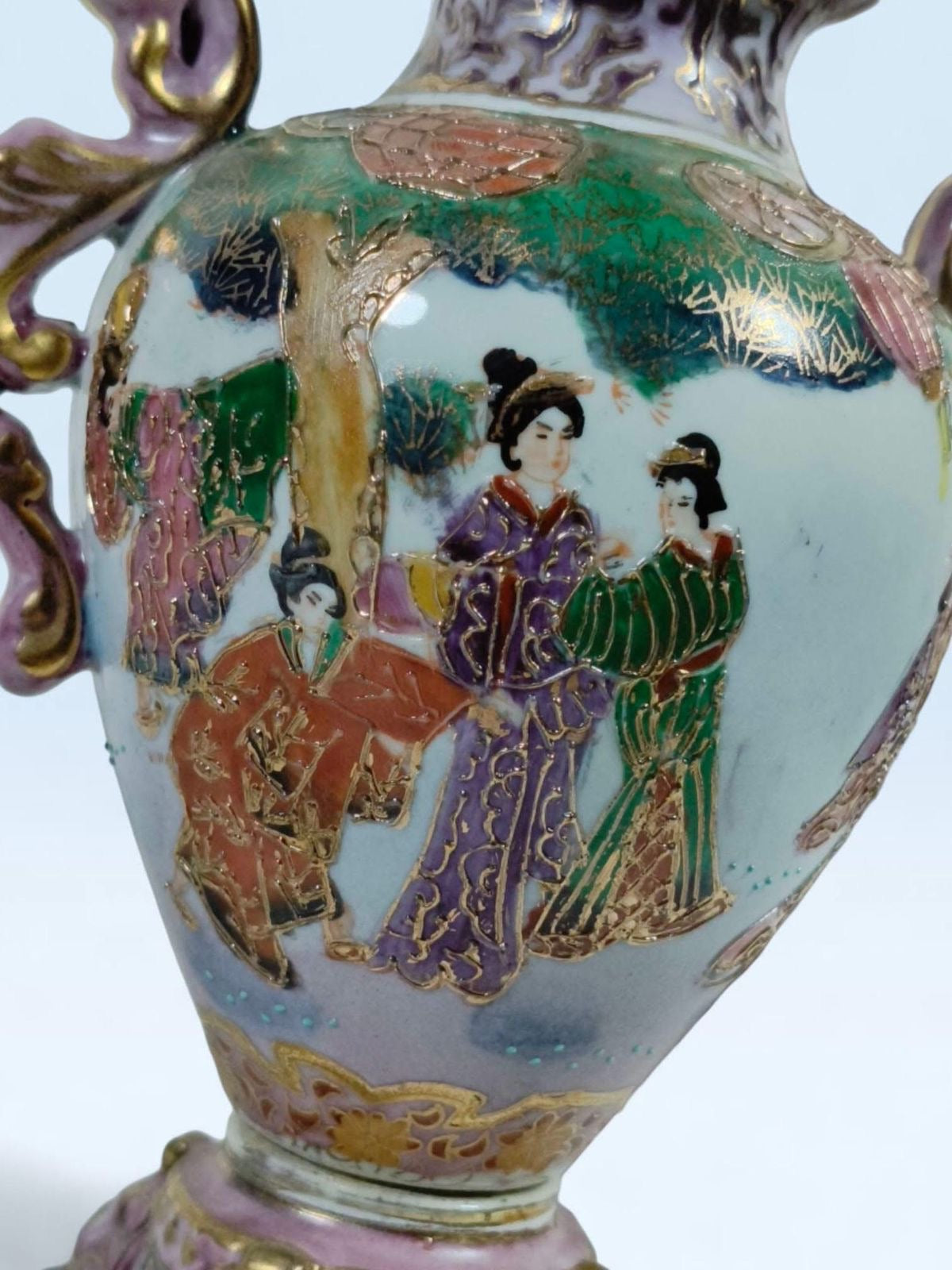Pair of Chinoiserie Potiches with Bride Motif