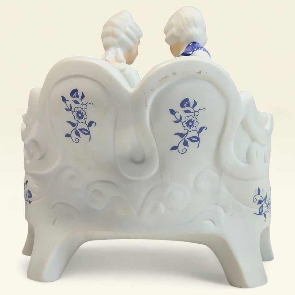 Bleu Blanc Biscuit Figurine – Fine Detailed Craftsmanship