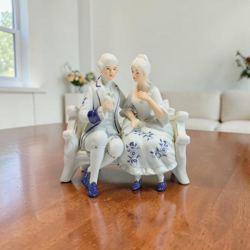 Bleu Blanc Biscuit Figurine – Fine Detailed Craftsmanship