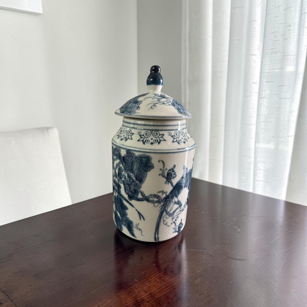 Bleu Blanc Porcelain Ginger Jar