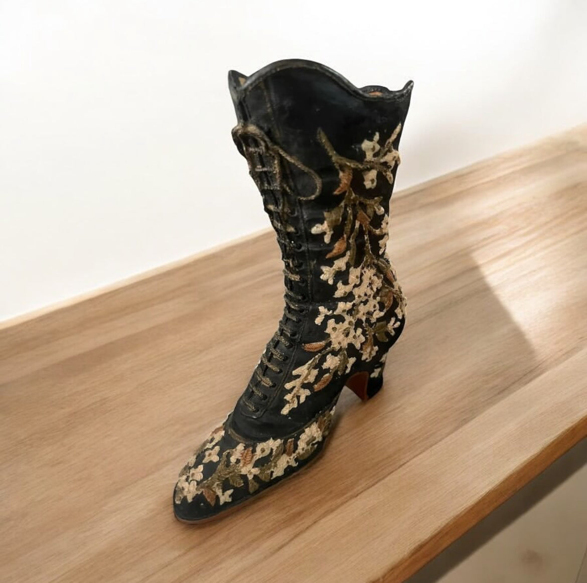 Large Victorian Resin Shoe Model