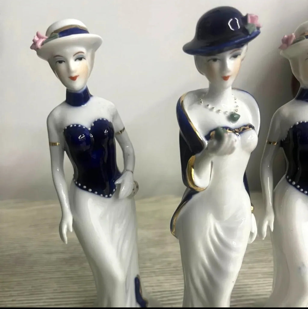 Bleu Blanc The Lady Club: Porcelain Statues