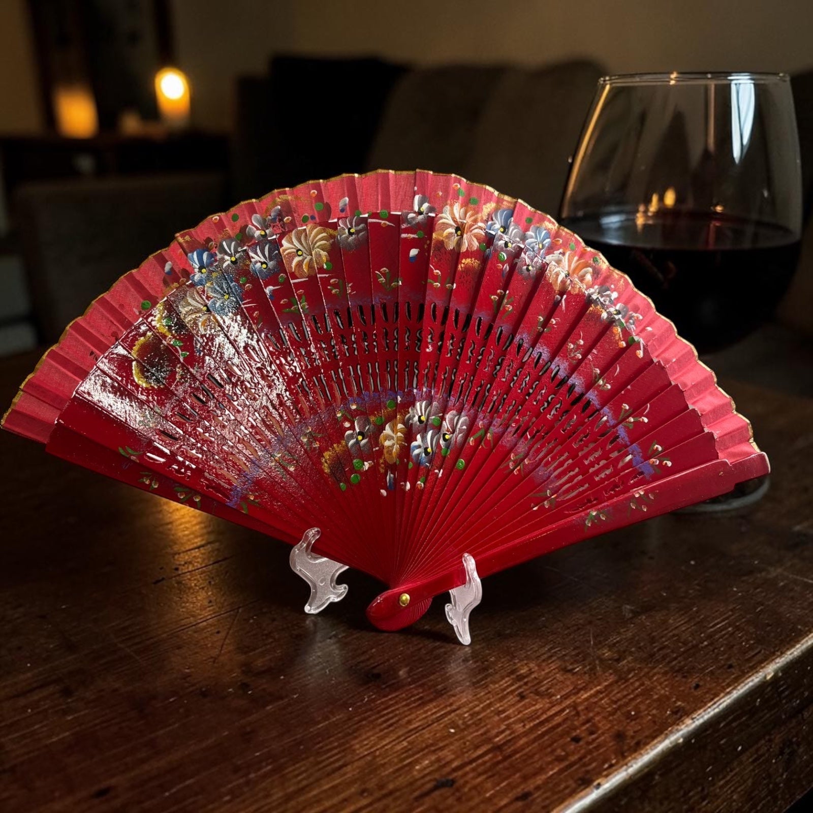 Wooden Hand Fan – Handcrafted Design