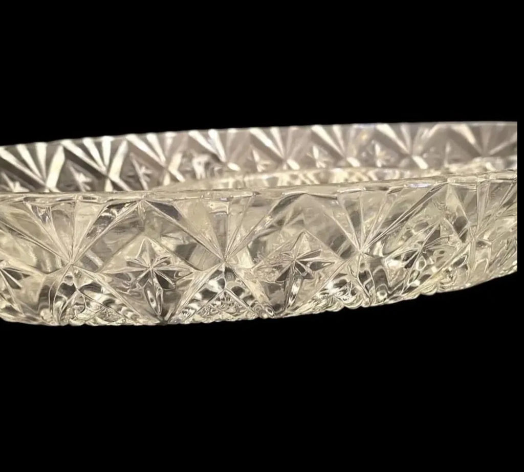 French Crystal Plate: Vintage Elegance