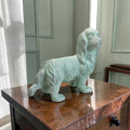 Celadon Porcelain Dog Figurine