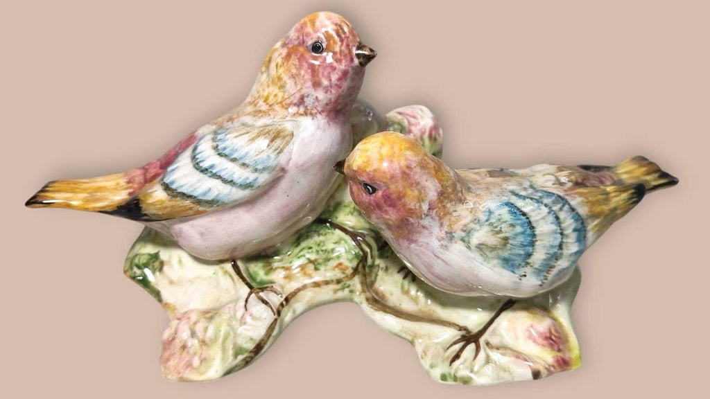 Goldscheider Porcelain Figurine – Birds Motif – Stamped
