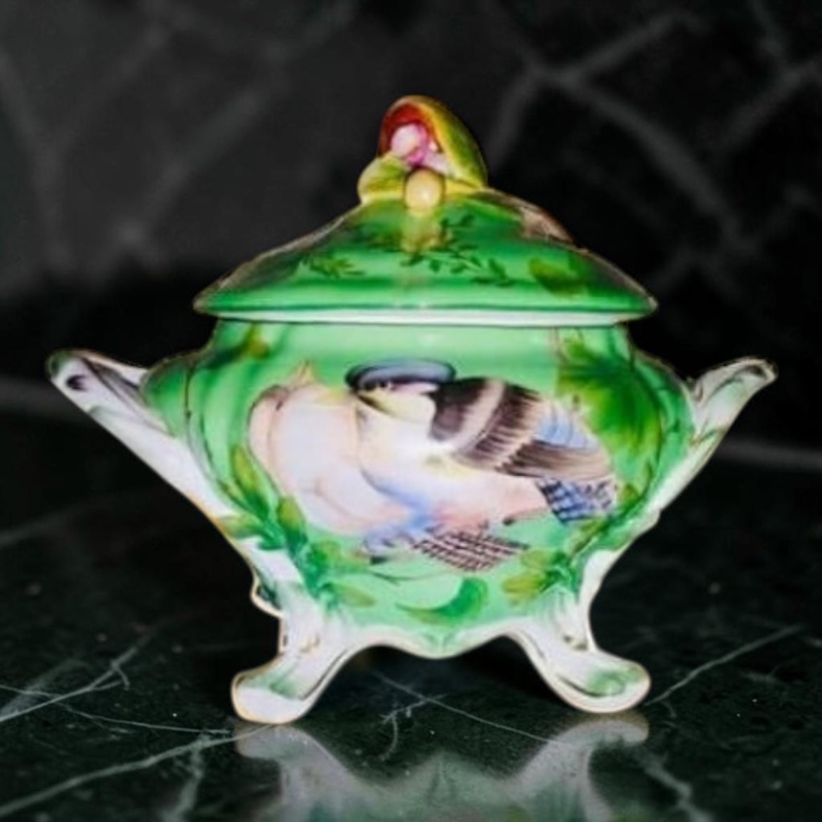 Elegant Meissen Porcelain Bonbonnière