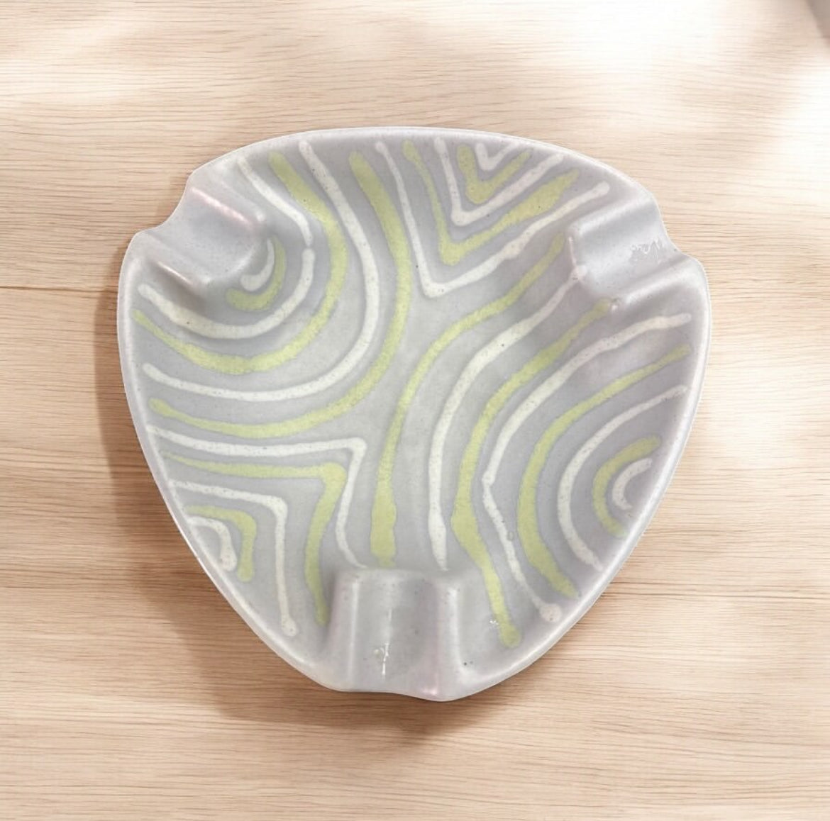 German Stamped & Numbered Ashtray