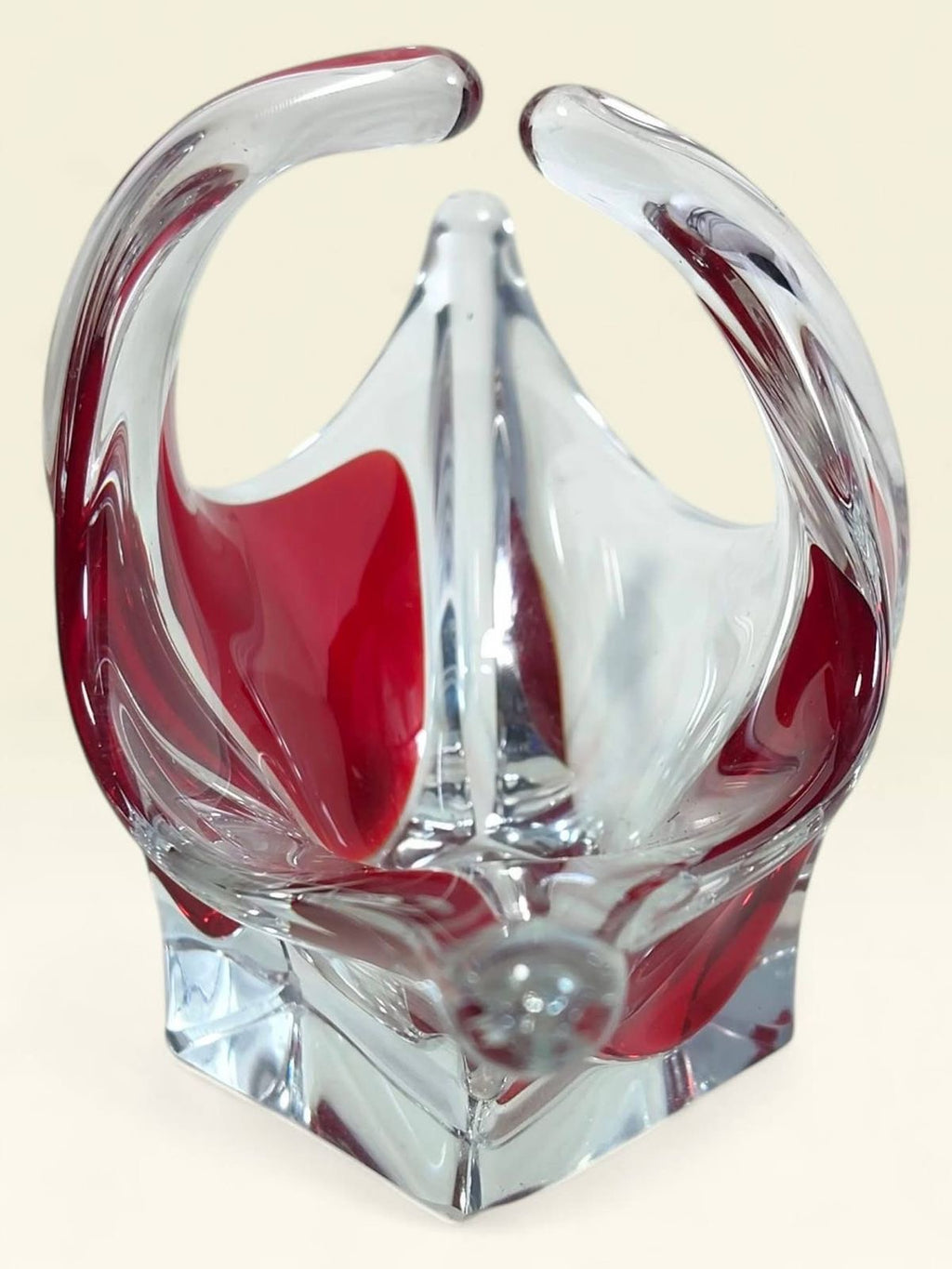 Large Italian Murano Flûteira – Multicolored Art Glass