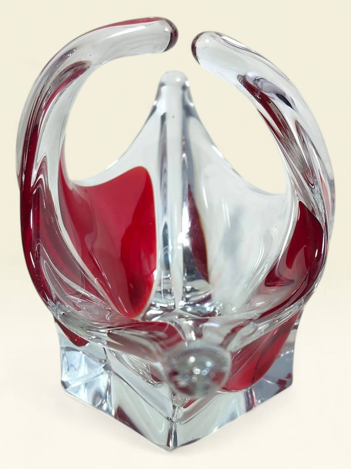 Large Italian Murano Flûteira – Multicolored Art Glass