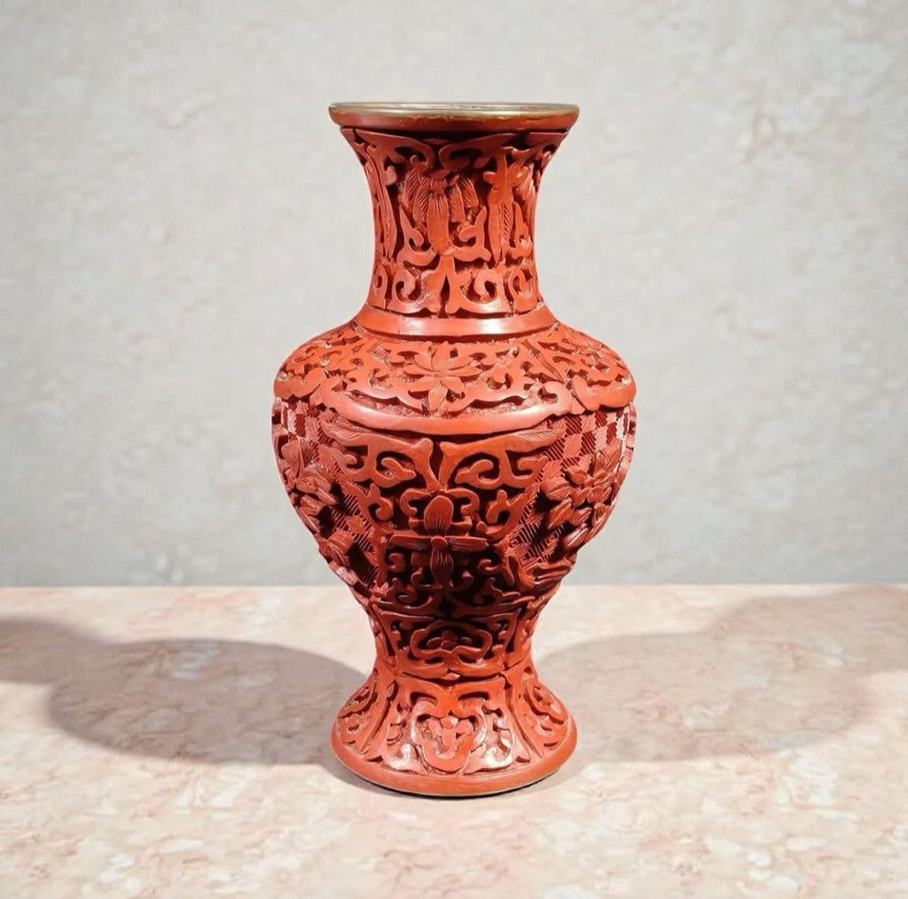 Chinoiserie Lacquer Vases