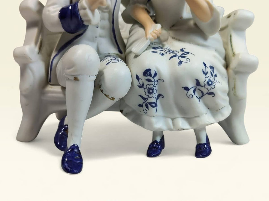 Bleu Blanc Biscuit Figurine – Fine Detailed Craftsmanship