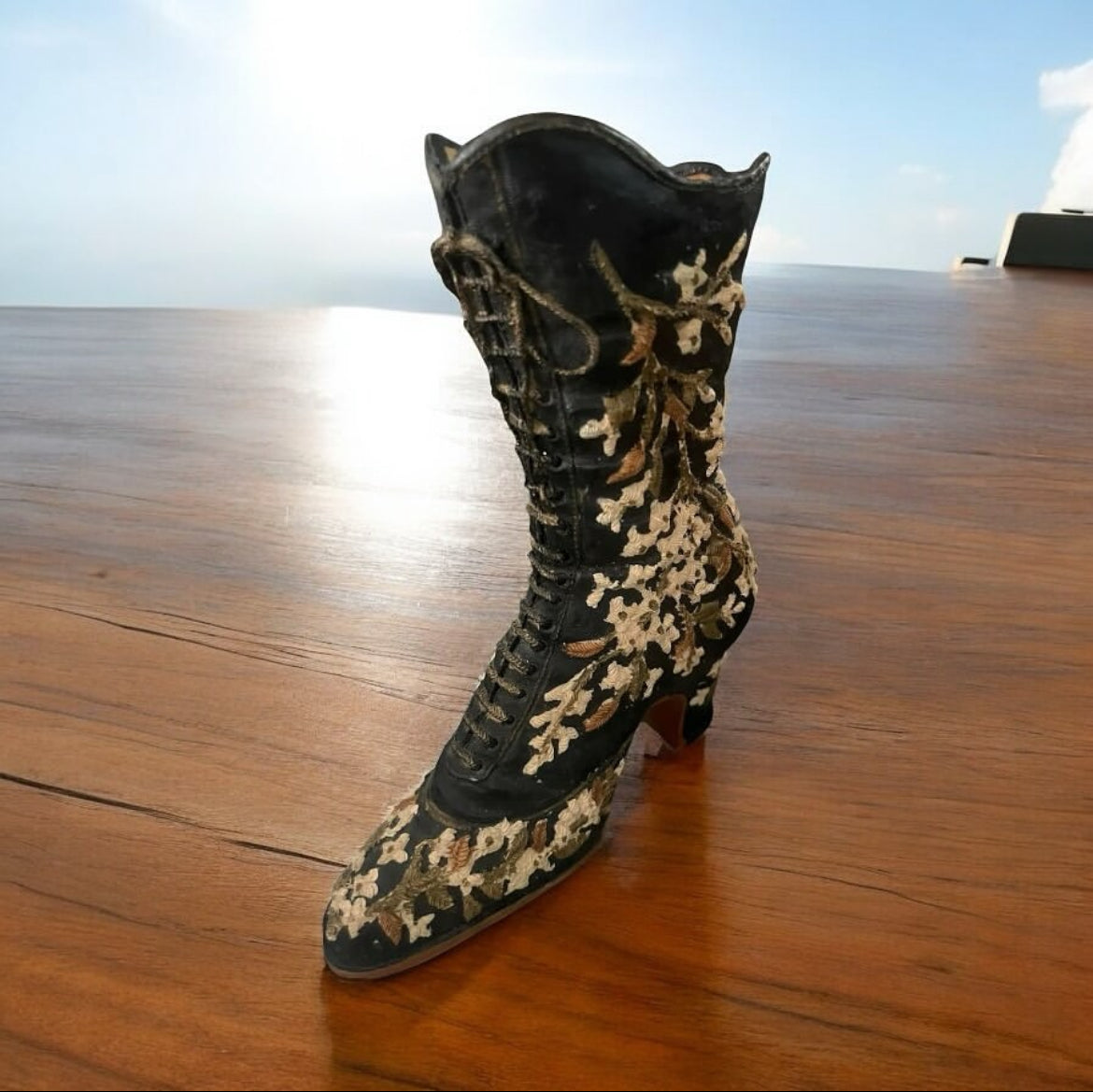 Large Victorian Resin Shoe Model