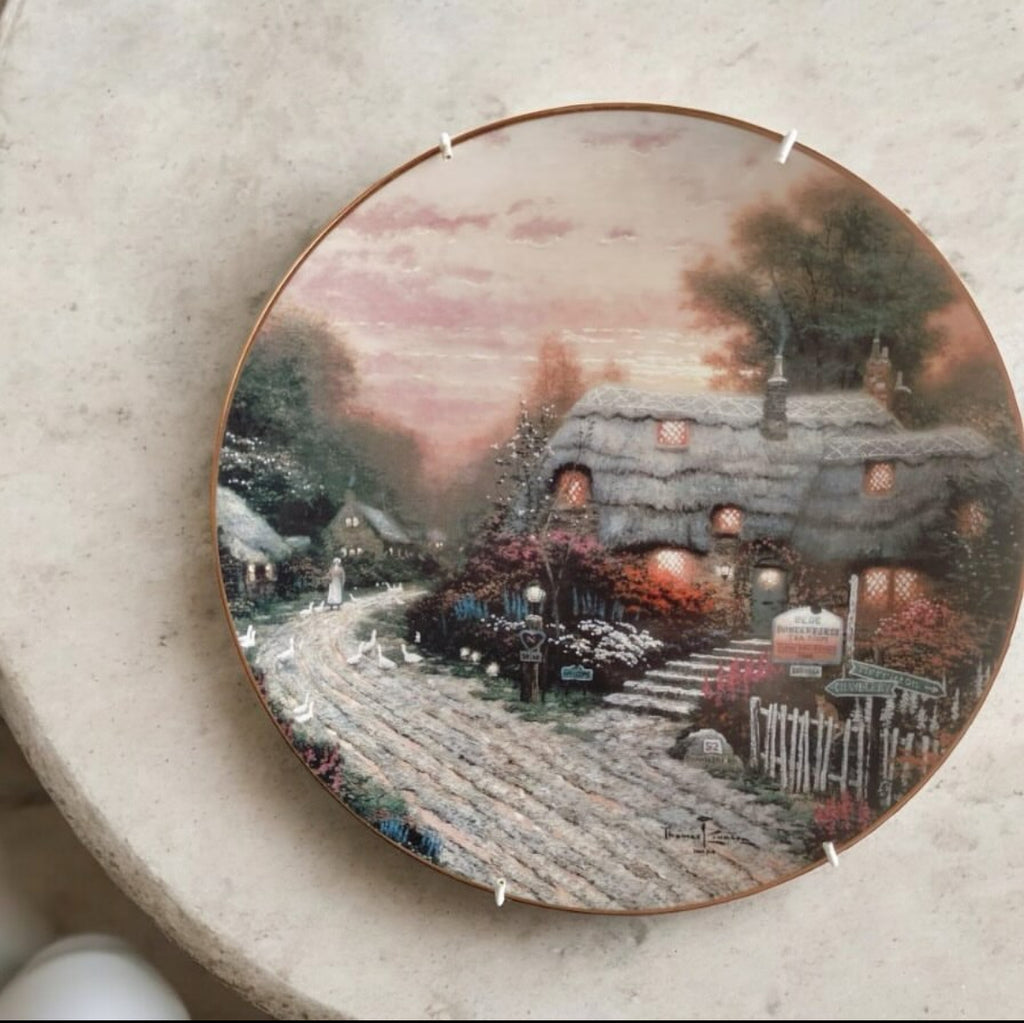 English Porcelain Plate
