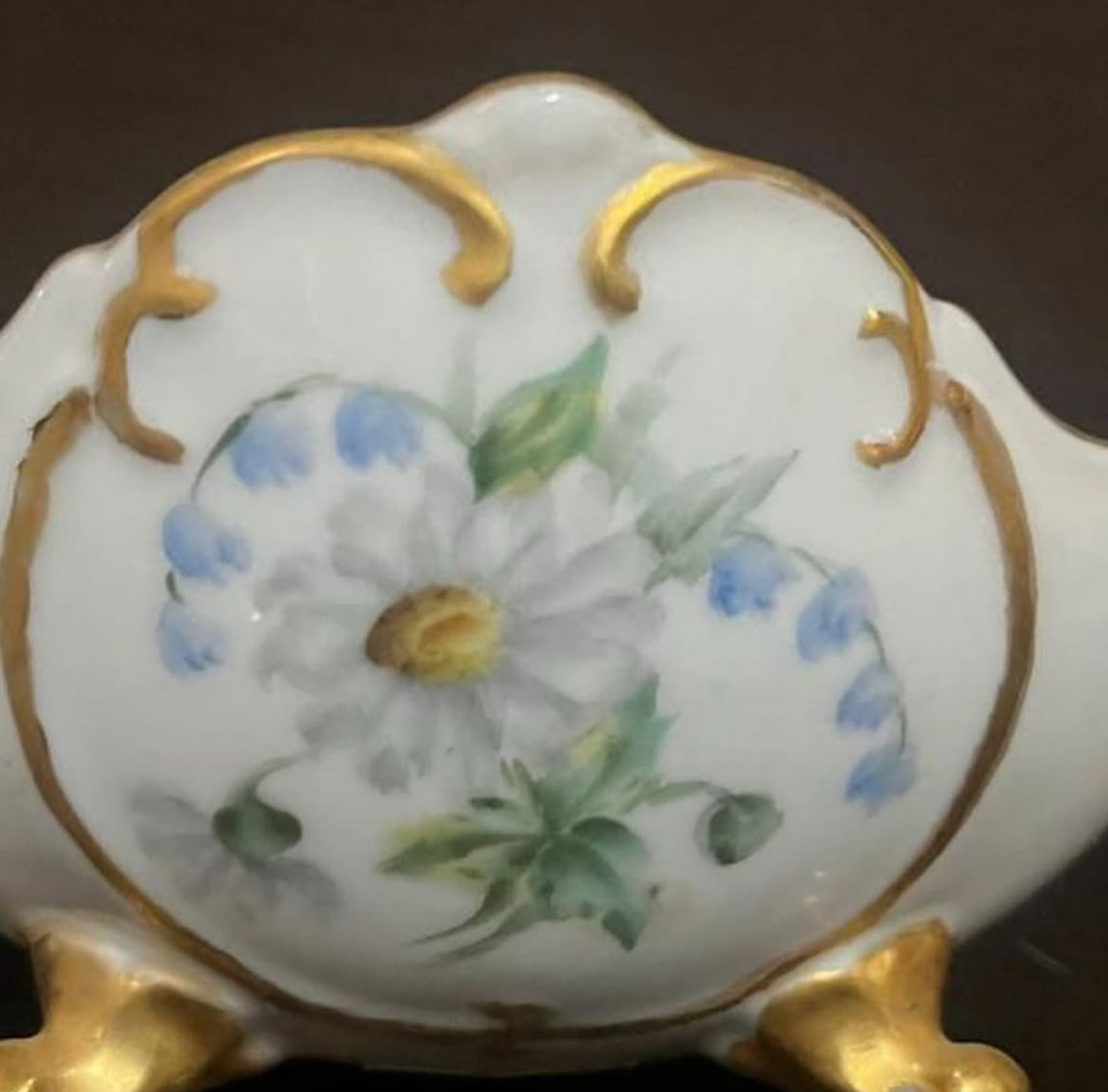 Hand-Painted Porcelain Jardinière – Multicolor Floral Design