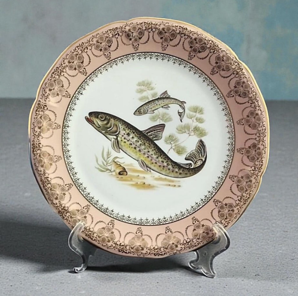 French Limoges Porcelain Plate
