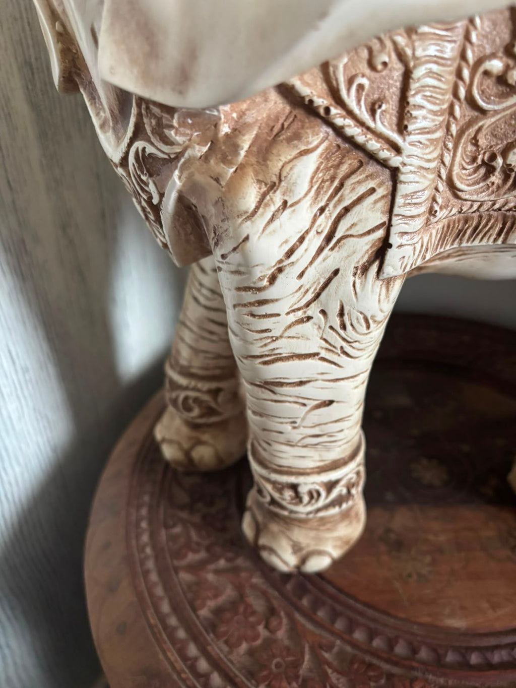 Large Imported Resin Elephant Figurine