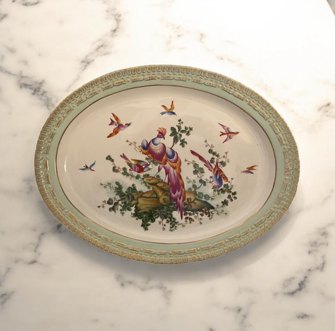Hand Painted Porcelain Platter