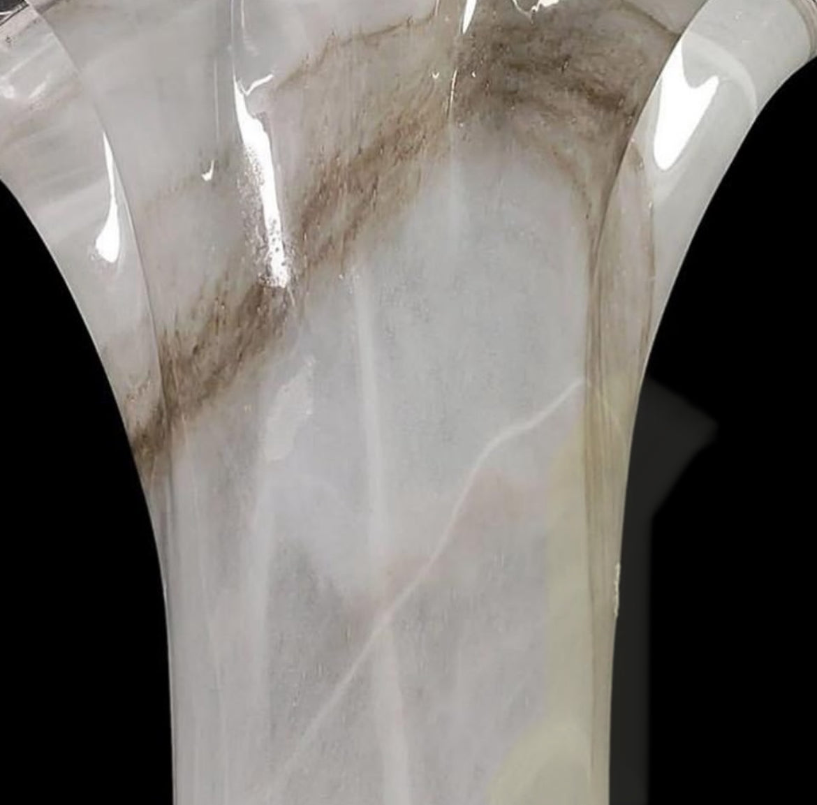 Murano Italian Vase – Marble-Effect Model
