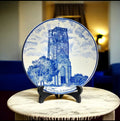Dutch Delft Bleu Blanc Porcelain Plate – Miniature Scene